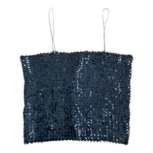 Lillie Rubin Midnight Sequin Camisole